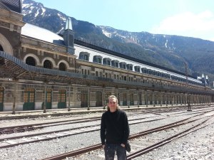España (Canfranc, Aragón, Huesca) Estación Internacional de Ferrocarril